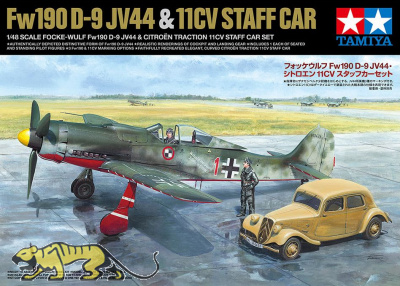 Focke Wulf Fw 190D-9 JV 44 & Citroen 11CV - 1:48