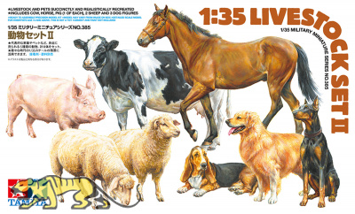 Livestock-Set II - 8 Animals - 1/35