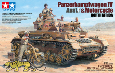 Panzerkampfwagen IV Ausf. F & Motorcycle - North Africa - 1/35