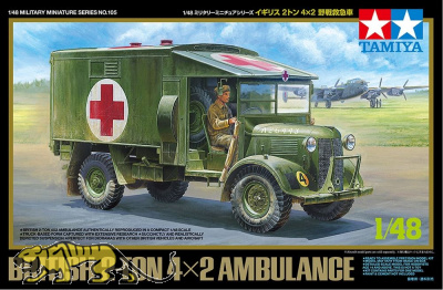 British 2 ton 4x2 Ambulance / Britischer 2t 4x2 Krankenwagen - 1:48