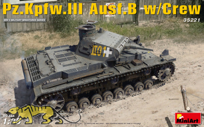 Panzerkampfwagen III Ausf. B mit Besatzung - 1:35