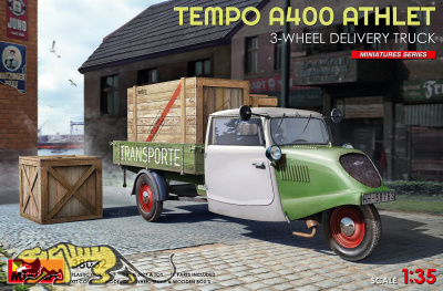 Tempo A400 Athlet - 3 Wheel Delivery Truck - 1/35