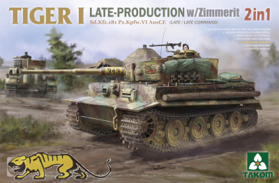 Tiger I - Späte Produktion mit Zimmerit - 2in1 - 1:35