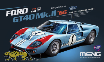 Ford GT40 Mk. II - 1966 - Pre-colored Edition - 1:12