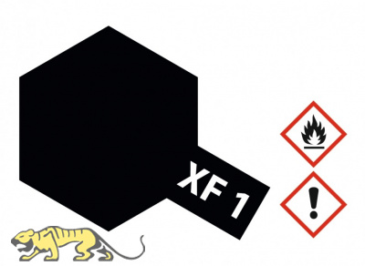 Tamiya XF1 - Black - Flat - 10ml