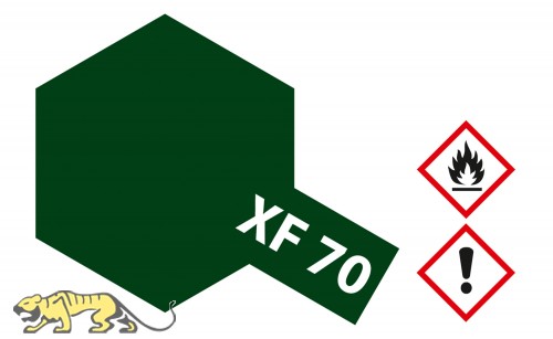 Tamiya XF70 - Dunkel-Grün / Dark Green 2 - Matt - 10ml