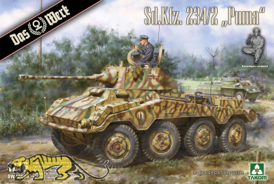 Sd.Kfz. 234/2 Schwerer Panzerspähwagen - Puma - 2in1 - 1:16