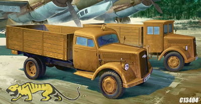 German 3t Cargo Truck - early & late version - 1/72