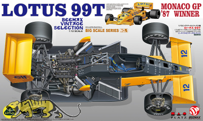 Lotus 99T - 1987 Monaco GP Winner - 1:12