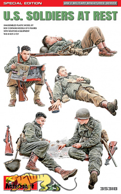 US Soldiers at Rest - Special Edition - 1/35