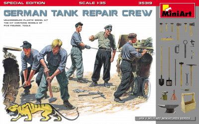 German Tank Repair Crew - Special Edition - 1:35