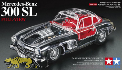 Mercedes-Benz 300 SL - Full View / Transparente Karosserie - 1:24