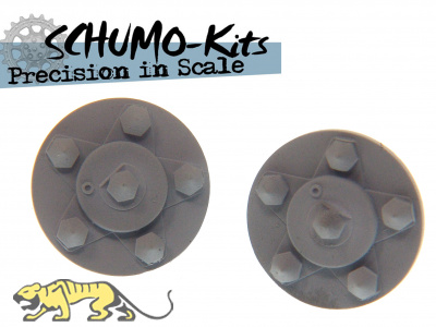 Tiger I mid / late version sprocket wheel hub - 1/16