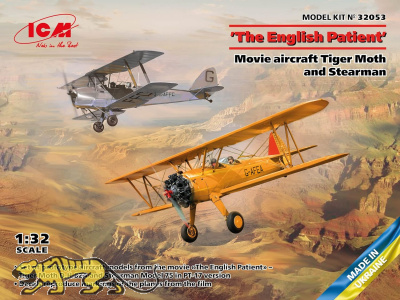 The English Patient - De Havilland D.H. 82 Tiger Moth & Boeing Model 75 Stearman - Set - 1:32