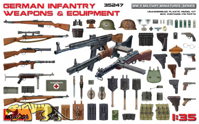 Deutsche Infanteriewaffen und Ausrüstung - 1:35
