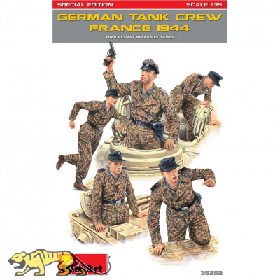 Deutsche Panzerbesatzung - Frankreich 1944 - Special Edition - 1:35