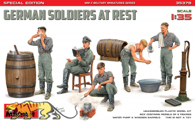 German Soldiers at Rest - 1/35