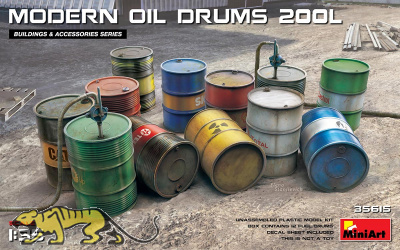 Modern Oil Drums 200L - 1/35