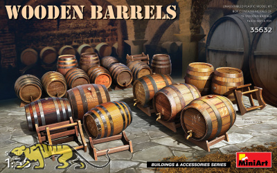Wooden barrels - 1/35