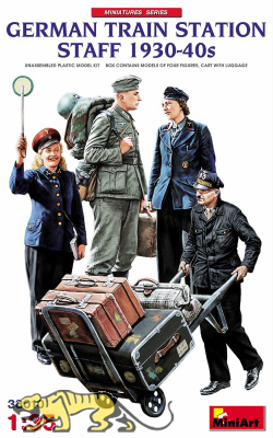 Deutsches Bahnpersonal 1930er - 1940er Jahre / German Train Station Staff - 1930s - 1940s - 1:35