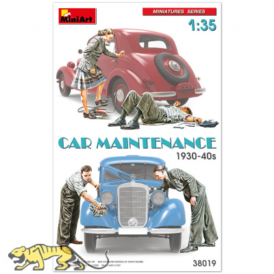 Automechaniker / Car Maintenance - 1930 - 1940s - 1:35
