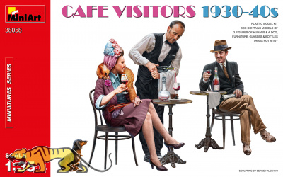 Café Gäste / Cafe Visitors - 1930 - 1940s - 1:35