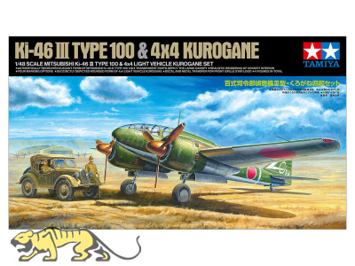 Ki-46 III Type 100 & 4x4 Kurogane - 1:48