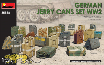 German Jerry Cans Set WWII - 1/35