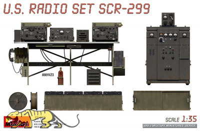 US Radio Set SCR-299 / US SCR-299 Funkgerät - 1:35