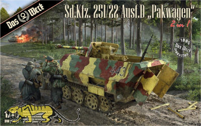 Sd.Kfz. 251/22 Ausf. D - Pakwagen - mit 7,5cm PAK 40 - 1:16
