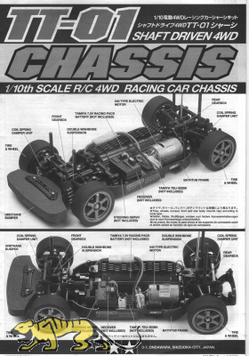 Instructions Tamiya TT-01 Chassis
