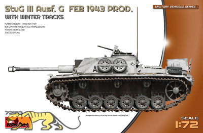 Sturmgeschütz III Ausf. G - Februar 1943 - mit Winterketten - 1:72