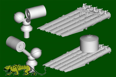 Kit Maquette Plastique USS Fletcher DD-445 échelle 1:200 - 490 Pièces, Trumpeter