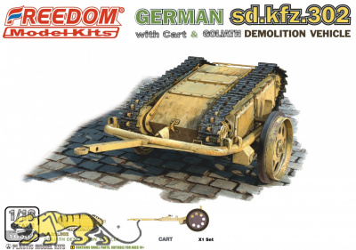 Sd.Kfz. 302 - Goliath mit Anhänger - 1:16