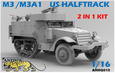 M3 / M3A1 - US Halftrack - 2in1 - 1:16
