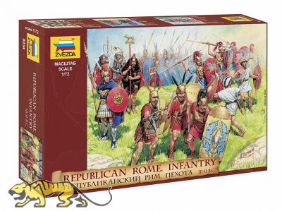 Republikanische römische Infanterie (3.–2. Jahrhundert v. Chr.) - 1:72