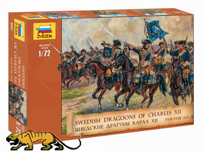 Schwedische Dragoner - Charles XII - 1:72