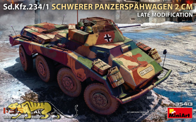 Sd.Kfz. 234/1 schwerer Panzerspähwagen - späte Produktion - 1:35