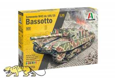 Semovente M43 da 105/25 Bassotto - 1:35