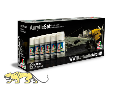 Italeri Acrylic Set Luftwaffe Aircraft - 6 Colors