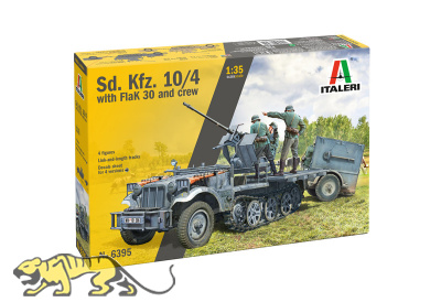 Sd.Kfz. 10/4 mit Flak 30 und Besatzung - 1:35