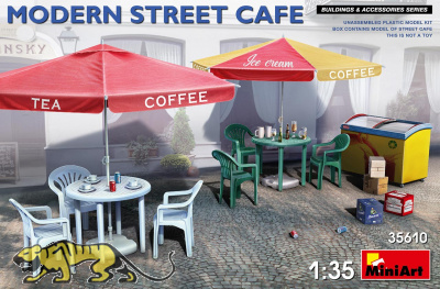 Modernes Straßencafe / Modern Street Cafe - 1:35