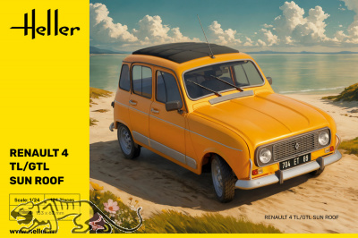 Renault 4 TL / GTL mit Faltdach - 1:24