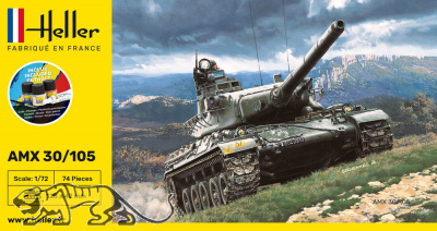 STARTER KIT Französischer AMX 30/105 - 1:72