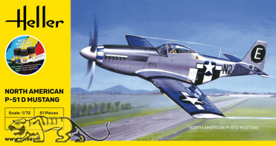 STARTER KIT North American P-51D Mustang - 1/72