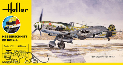 STARTER KIT Messerschmitt Bf 109 K-4 - 1:72