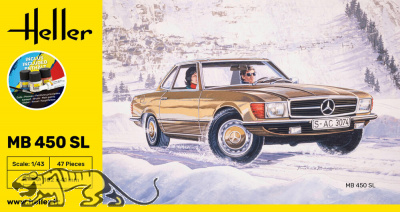 STARTER KIT Mercedes-Benz 450 SL - 1:43