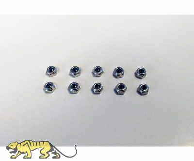 Stopmuttern 2mm / M2 Stoppmuttern - 10 Stück
