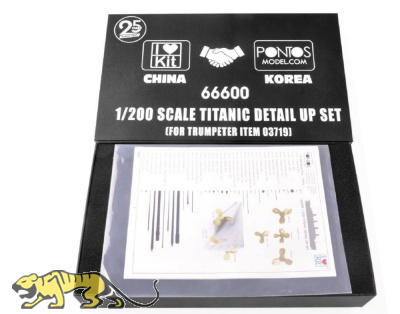 Detail Up Set für 1:200 RMS Titanic  - Trumpeter 03719 - 1:200