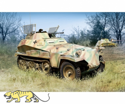 Sd.Kfz. 250/9 Ausf. A - le.S.P.W. (2cm) mit Panzeraufbau Sd.Kfz. 250/Z - 1/35